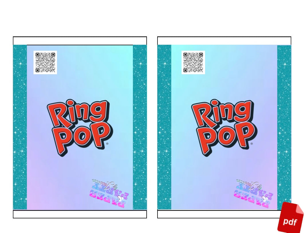 Custom Ring Pops